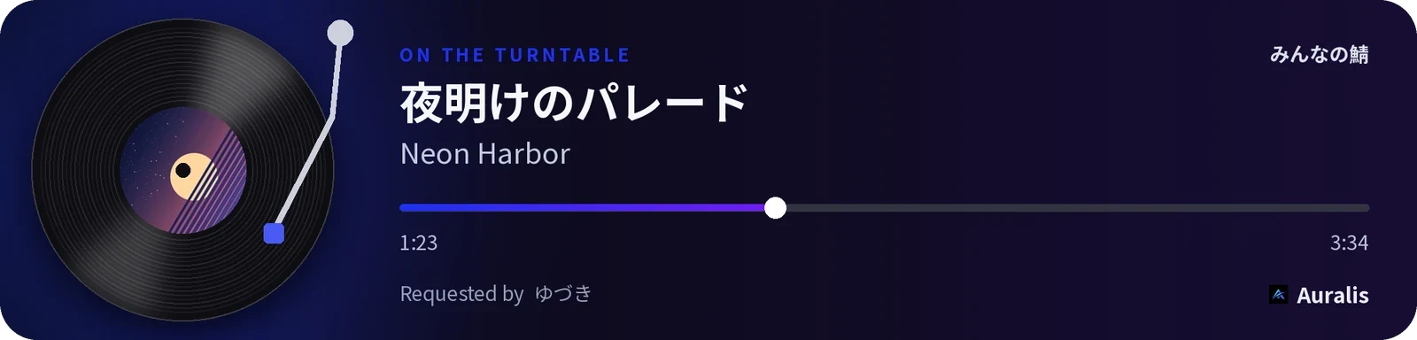 再生カード(レコード)
