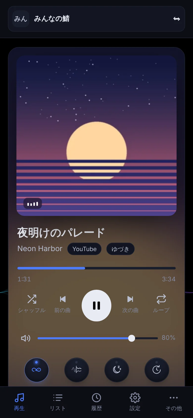 スマホで開いたダッシュボード